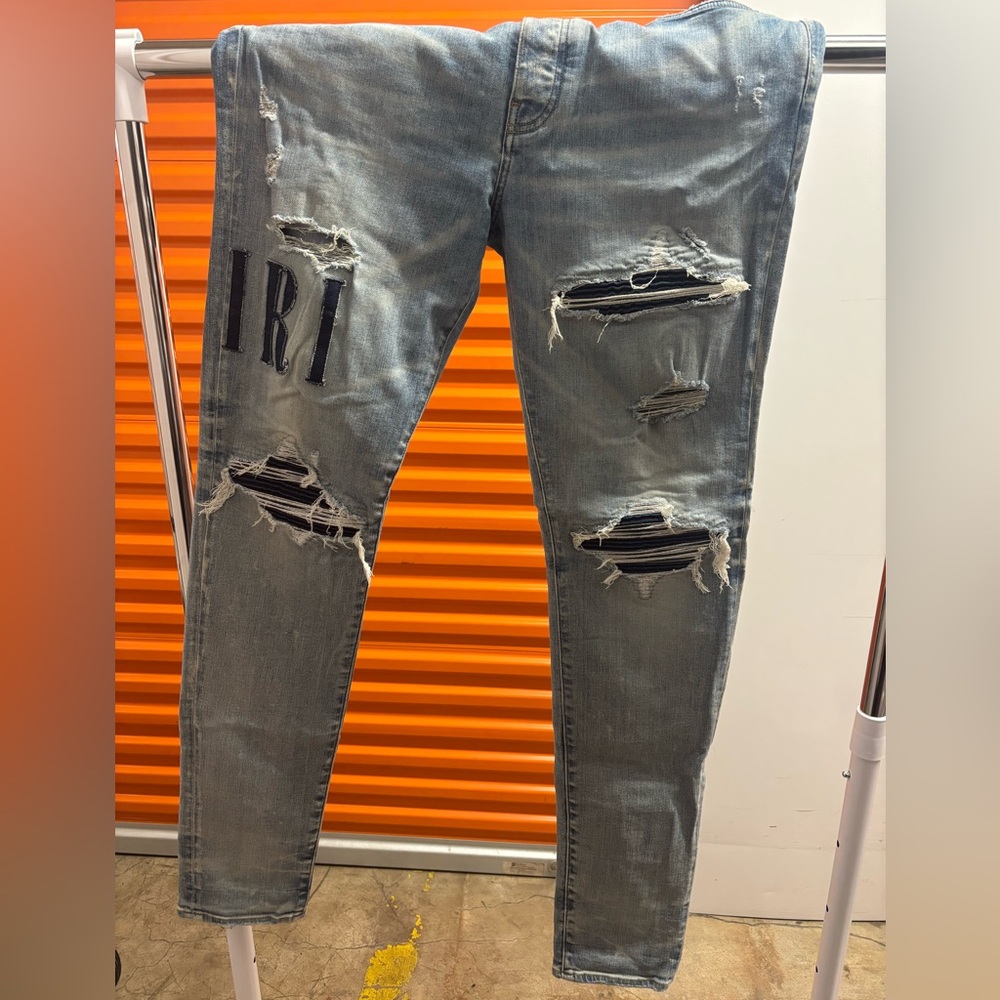 Amiri Blue Jeans